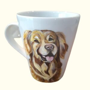 Caneca Pet Personalizada Pintada à Mão - Seu Pet